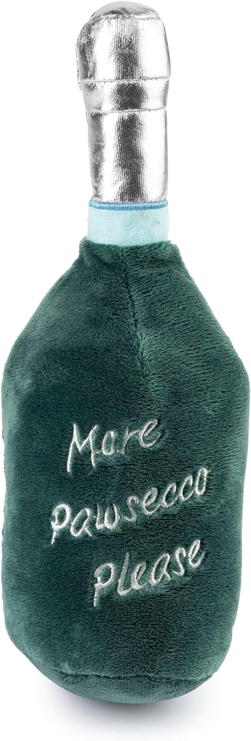 Labarka Pawsecco Plush Designer Dog Toys with Interactive Squeaker - Stimulating Pet Enrichment, Machine-Washable, and Safe for All Breeds, One Size