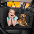 Heavy-Duty Dog Backseat Extender and Car Seat Cover - Large Space for SUVs and Cars, Supports Up to 400 lbs, Black